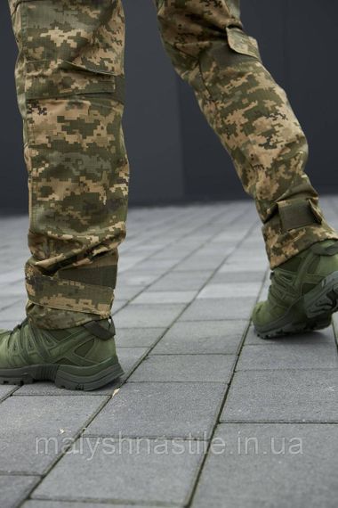 Військові повсякденні штани Military ріп-стоп, піксель ЗСУ | Зображення 8