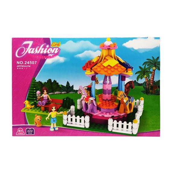 Дитячий конструктор "Дитячий майданчик" Keedo 24507, 222 елементи