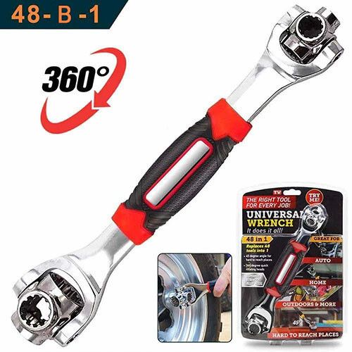 Універсальний ключ 48 в 1 Universal Tiger Wrench PRO 2428 new original Надміцний набір універсальних ключів SA-69 | Зображення 3
