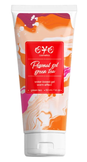 Інтимна гель-змазка з зігрівальним ефектом і екстрактом зеленого чаю на водній основі OYO Personal Gel Green sexstyle | Зображення 1