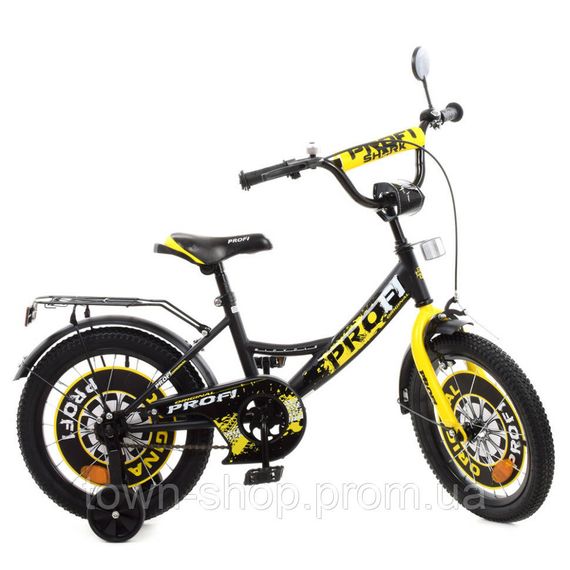 Велосипед детский PROF1 Y1643 16 дюймов, черный