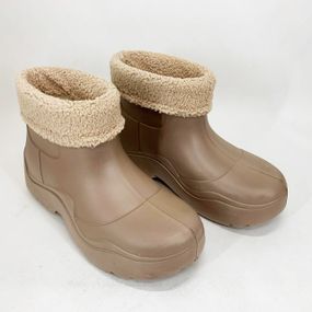 Гумові черевики жіночі 38р 23см коричневі 961