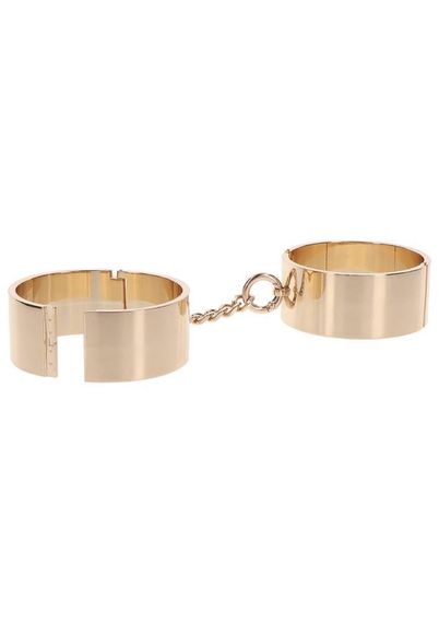 Наручники Slave Wrist Cuffs TABOOM, металеві, золотисті | Зображення 5