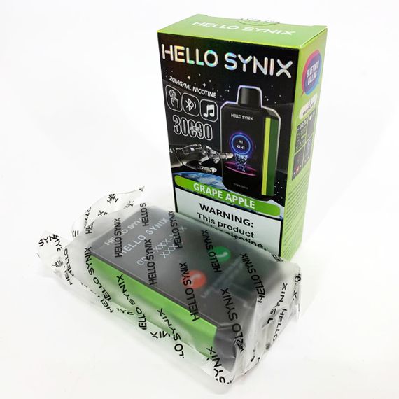Hello Synix 30000. Виноград Яблоко (Grape Apple) | Зображення 1