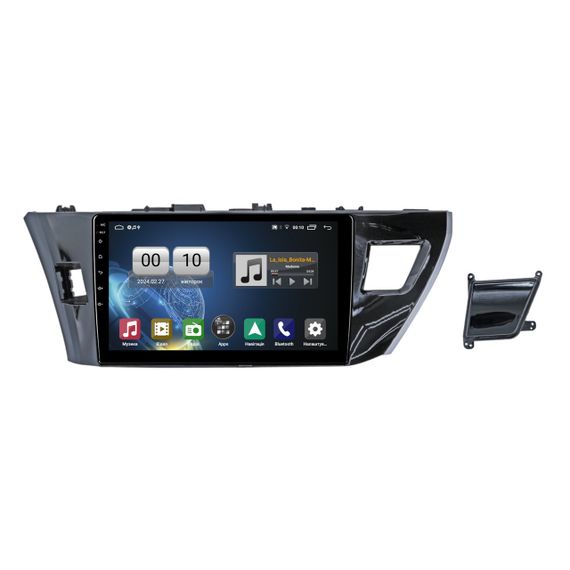 Штатна магнітола серії QIV Q1 під Toyota Corolla 11 2012-2016 (F2) (W2) 10 дюймів