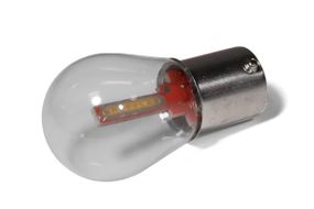 Светодиодная лампа StarLight T25 18 chip СОВ 12V-24V WHITE в стеклянной колбе