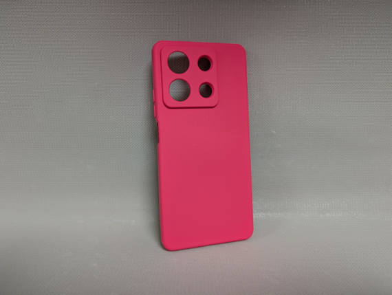 Чохол для Xiaomi Redmi Note 13 5G / Сяомі Редмі Ноут 13 5G, силіконовий, матовий, рожевий