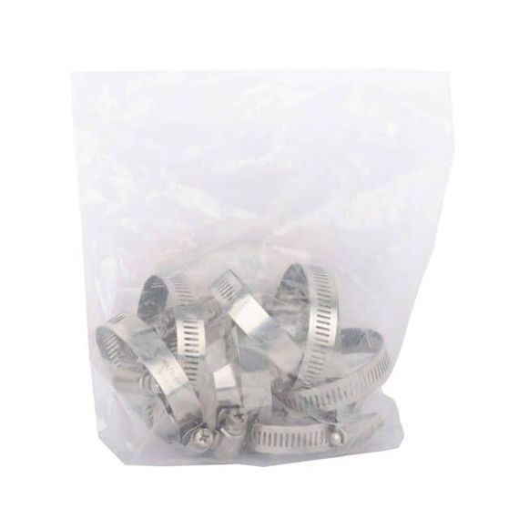 Хомут нержавійна сталь 12,7 мм, D 33-57 мм INTERTOOL TC-1133 | Зображення 1