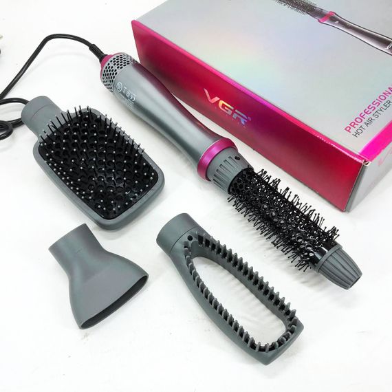 Професійний стайлер для укладання волосся 4в1 VGR V-408 700 Вт, Функціональний професійний фен | Зображення 4