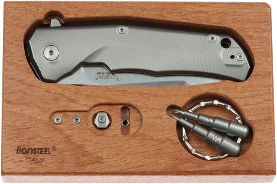 Ніж Lionsteel T.R.E. Titanium Blue | Зображення 5