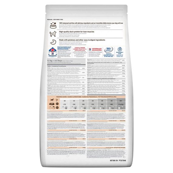 Сухой корм для собак средних пород Hill's Science Plan Adult Medium Breed Culinary Creations с уткой и картошкой 14 кг 607390 | Зображення 1