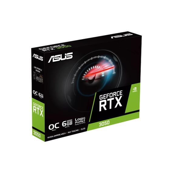 Видеокарта ASUS GeForce RTX 3050 6GB GDDR6 OC low profile RTX3050-O6G-LP-BRK 90YV0KQ0-M0NA00 | Зображення 6