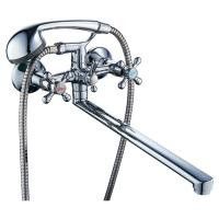 Змішувач VD 1/2" для ванної гусак прямий 350мм дивертор вбуд.шаров. Tau