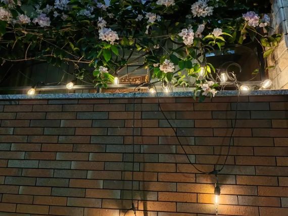 Декоративная гирлянда с солнечной панелью Ретро лампа SFK-13 Водонепроницаемые светодиодные лампы-гирлянда | Зображення 3