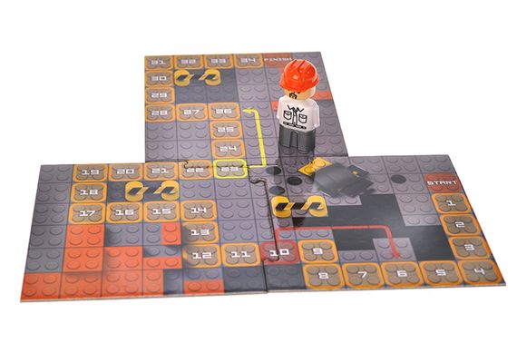 Конструктор блочний QB300-003 "Block&Steps: Будівельний набір" + ходилка і меморі гра 3в1, 94дет. qbee | Зображення 3