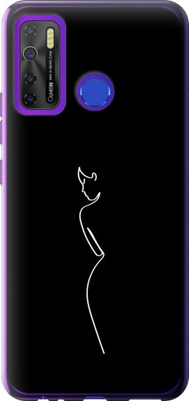 Чехол на Tecno Camon 15 Силуэт1 "4590u-2405-17620"