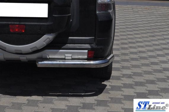 Задня дуга AK003 (нерж.) для Mitsubishi Pajero Wagon III | Зображення 1