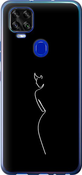 Чехол на ZTE Blade V2020 Силуэт1 "4590u-2529-17620"