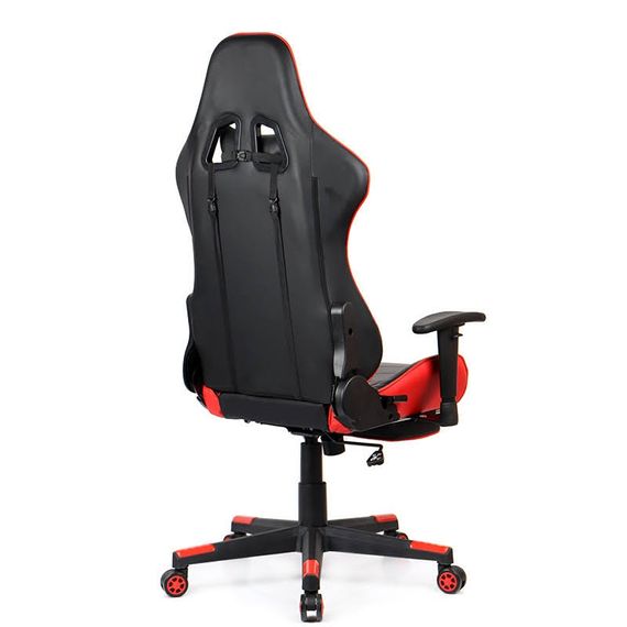 Кресло Goodwin Drive blackred с подставкой | Зображення 4