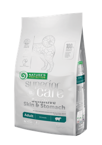 Корм Nature's Protection Superior Care Sensitive Skin & Stomach Adult All Breeds сухий для собак з чутливим травленням 1.5 кг