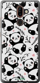 Чохол на Nokia 7 Plus Панди "4318u-1354-2448"