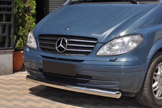 Губа нижняя ST008 (нерж) 2010-2015, 42мм для Mercedes Vito W639 | Зображення 1