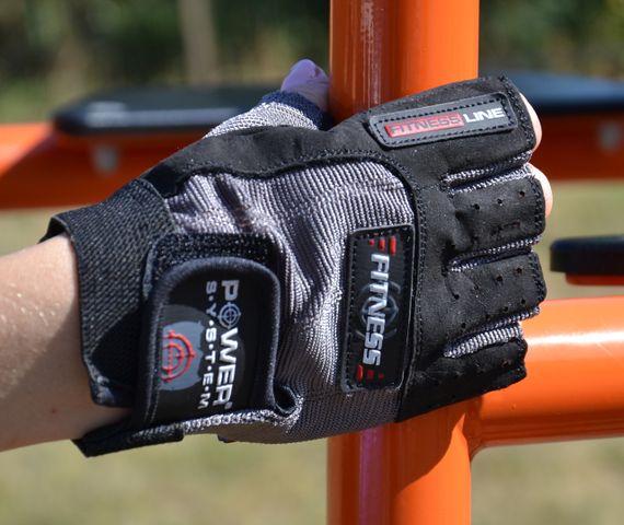 Рукавички для фітнесу Power System PS-2300 Fitness Grey/Black XS | Зображення 4