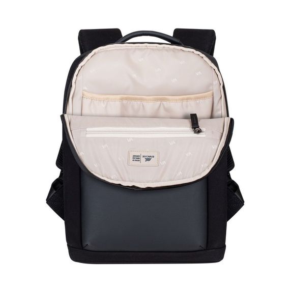 Рюкзак городской Rivacase 8521 Cardiff / Black 25х35х11 см черный | Зображення 5