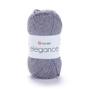 Пряжа YarnArt Elegance 102 (Ярнарт Елеганс) бавовна з металіком, 50 г / 130 м, ошатна нитка для в'язання