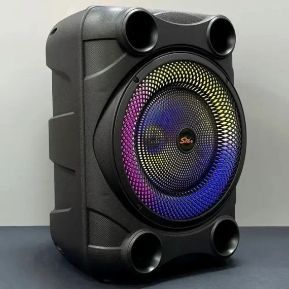 Бездротова караоке колонка з мікрофоном та RGB-підсвічуванням Sing-e ZQS8148 | Зображення 5