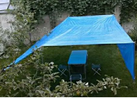 Тент 3х4 м "Blue" тент від дощу | Зображення 1
