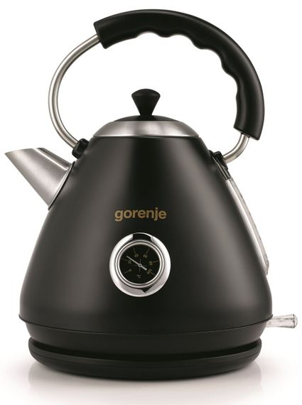 Электрочайник Gorenje K17CLBK/1.7 л/2200 Вт/автоотключение/система защиты от перегрева/индикация/черный (K17CLBK)