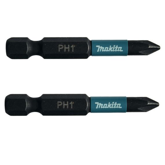 Биты торсионные PH1 50 мм Makita Impact Black B-63719 (2 шт) | Зображення 1