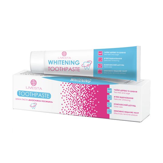 Зубная паста Livesta "Белоснежная улыбка" 170 г