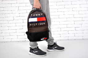 Рюкзак Томми Классик коричнево-черн