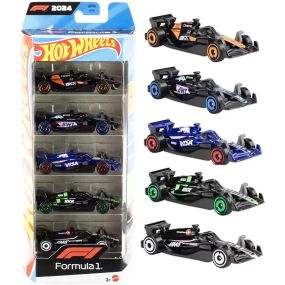 Hot Wheels Formula One Хот Вилс Формула 1 Набор из 5-ти машинок McLaren, BWT, Racing Bulls, Kick Sauber, Haas