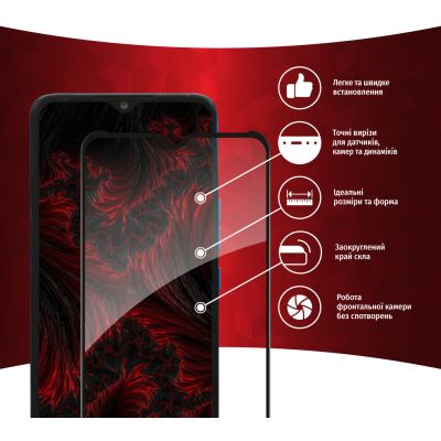 Стекло защитное Intaleo Full Glue Tecno Pop 5 LTE (1283126535376) | Зображення 1