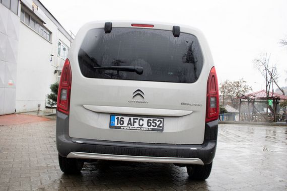 Накладка на задний бампер (ABS) для Citroen Berlingo/Multispace 2019-2024 гг | Зображення 2