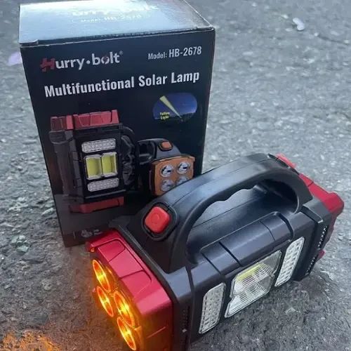 Ліхтар- Powerbank на сонячній батареї HB-2678 | Зображення 2