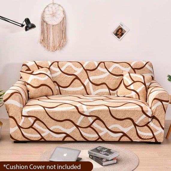 Чохол на диван тримісний (3-х місний) універсальний трикотажний Love You (81166)