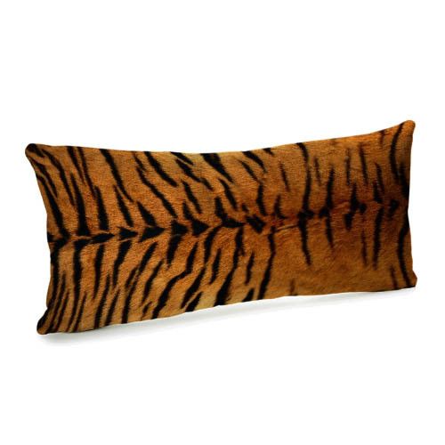 Подушка для дивану оксамитова Окрас тигра 50x24 см (52BP_22NG016)
