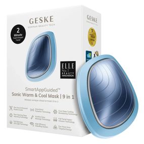 Ультразвукова маска тепло та холод GESKE Sonic Warm&Cool Mask 9в1 aquamarine