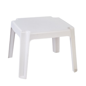 Столик для шезлонга білий Алеана