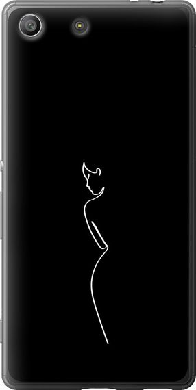 Чехол на Sony Xperia M5 E5633 Силуэт1 "4590u-217-17620"