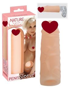 Насадка для увеличения пениса (15,5см) Sex Aura