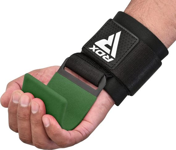 Гаки для тяги на зап'ястя RDX W5 Gym Hook Strap Army Green Plus | Зображення 2