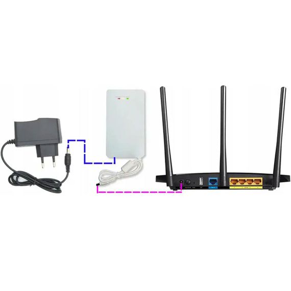 Адаптер резервного живлення mini UPS BBU15-DT, 12В / ДБЖ для роутера, IP камери, терміналів / Міні упс | Зображення 2