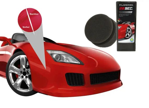 Засіб для видалення подряпин на автомобілі Platinum 20 sec. Паста з подряпин на машині. Поліроль для авто | Зображення 2