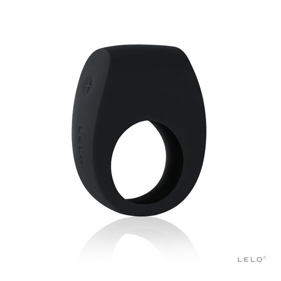Ерекційне кільце з вібрацією LELO Tor 2 Black для пар, посилення ерекції та спільної насолоди | Зображення 1