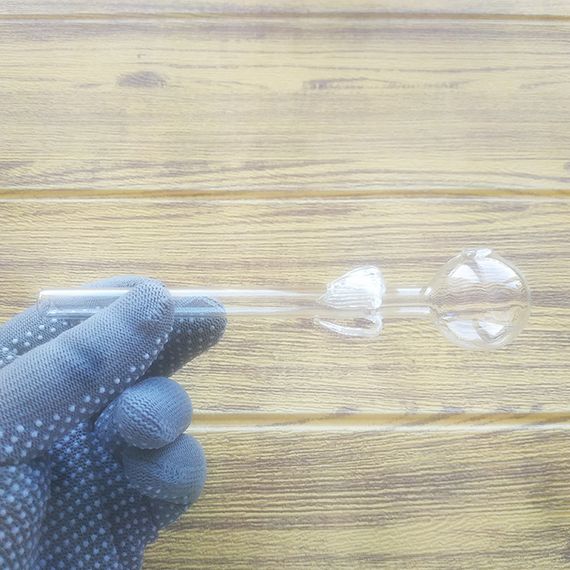 Стеклянная трубка Flora Oil Clear | Зображення 1